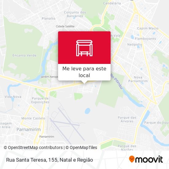 Rua Santa Teresa, 155 mapa