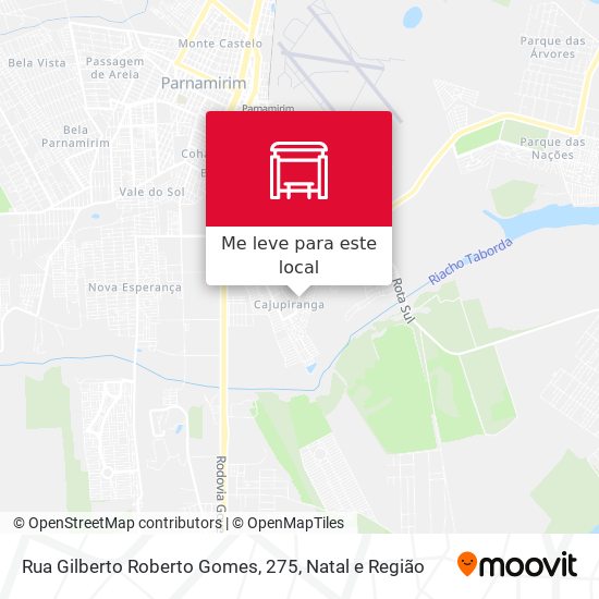 Rua Gilberto Roberto Gomes, 275 mapa