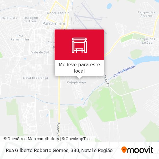 Rua Gilberto Roberto Gomes, 380 mapa