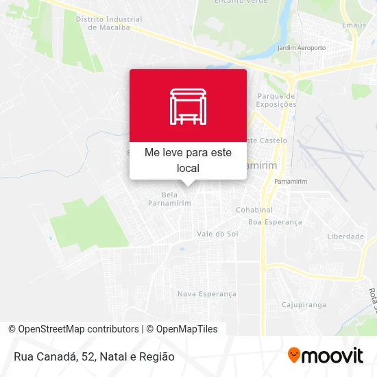 Rua Canadá, 52 mapa