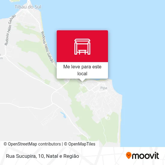 Rua Sucupira, 10 mapa