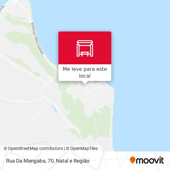 Rua Da Mangaba, 70 mapa
