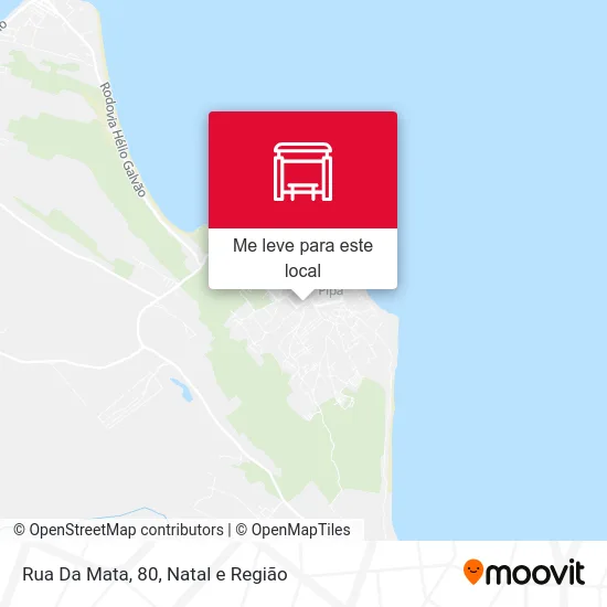 Rua Da Mata, 80 mapa