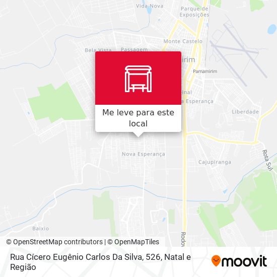 Rua Cícero Eugênio Carlos Da Silva, 526 mapa