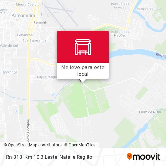 Rn-313, Km 10,3 Leste mapa