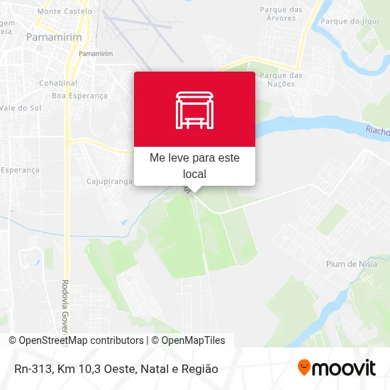 Rn-313, Km 10,3 Oeste mapa