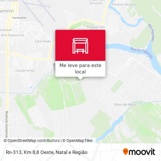 Rn-313, Km 8,8 Oeste mapa