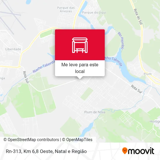 Rn-313, Km 6,8 Oeste mapa