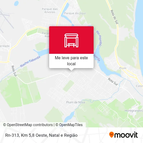 Rn-313, Km 5,8 Oeste mapa