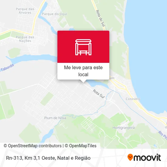 Rn-313, Km 3,1 Oeste mapa