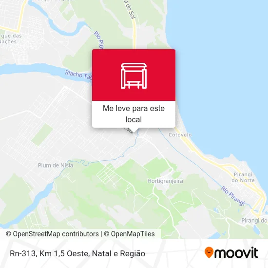 Rn-313, Km 1,5 Oeste mapa