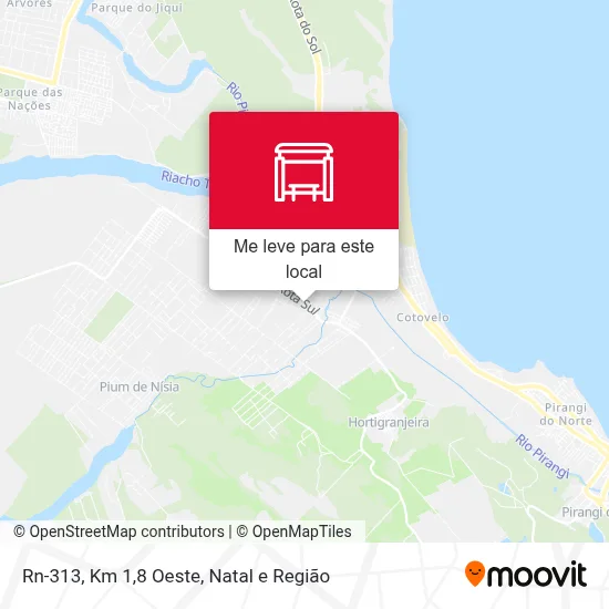 Rn-313, Km 1,8 Oeste mapa