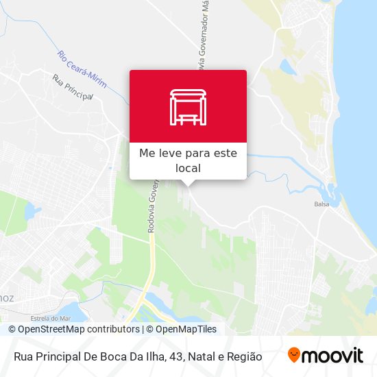Rua Principal De Boca Da Ilha, 43 mapa