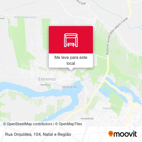 Rua Orquídea, 104 mapa