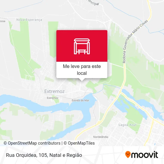 Rua Orquídea, 105 mapa