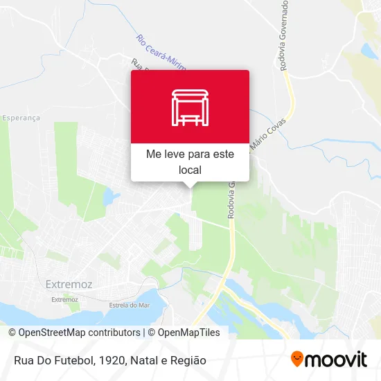 Rua Do Futebol, 1920 mapa