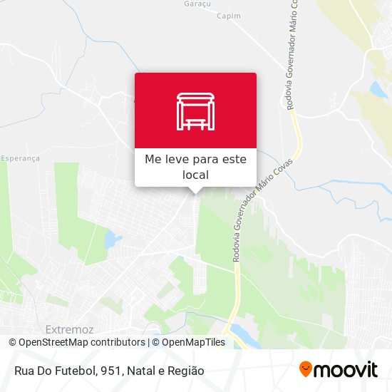 Rua Do Futebol, 951 mapa
