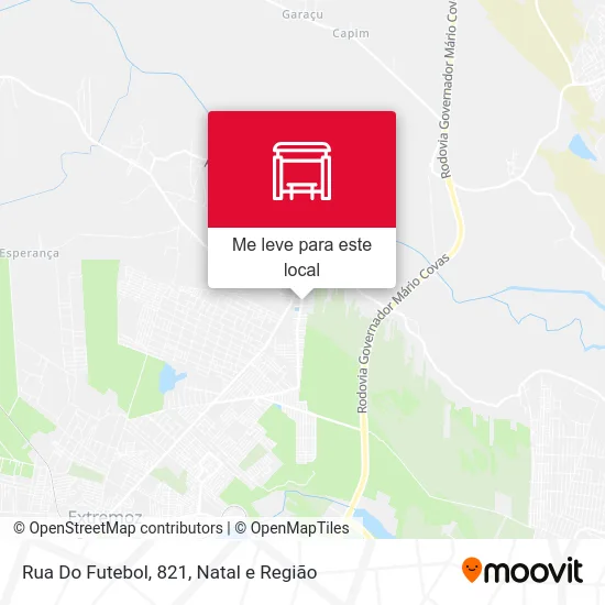 Rua Do Futebol, 821 mapa
