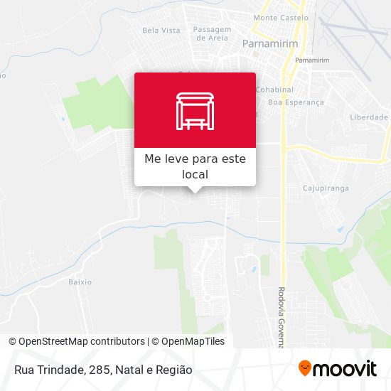 Rua Trindade, 285 mapa