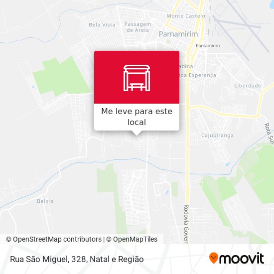 Rua São Miguel, 328 mapa