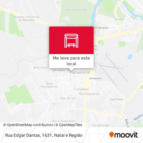 Rua Edgar Dantas, 1631 mapa
