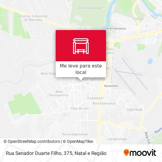 Rua Senador Duarte Filho, 375 mapa