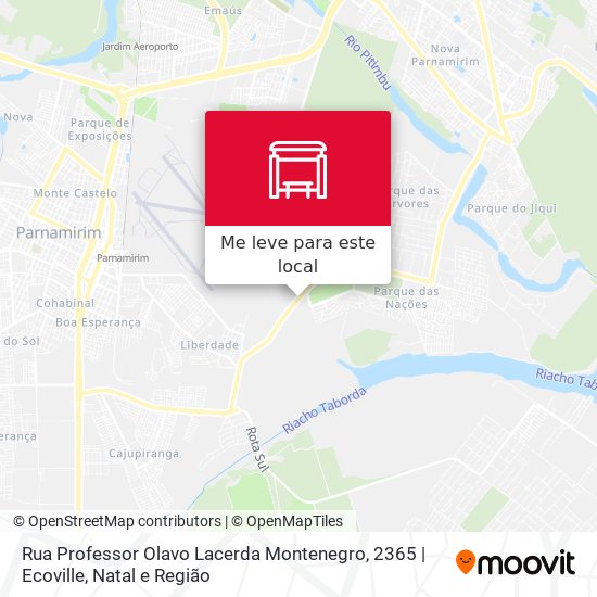 Rua Professor Olavo Lacerda Montenegro, 2365 | Ecoville mapa