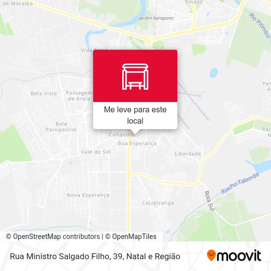Rua Ministro Salgado Filho, 39 mapa