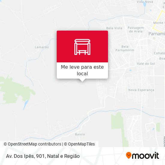 Av. Dos Ipês, 901 mapa
