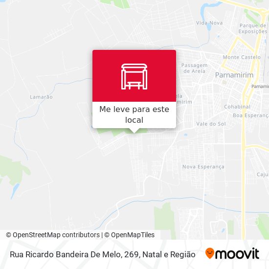 Rua Ricardo Bandeira De Melo, 269 mapa