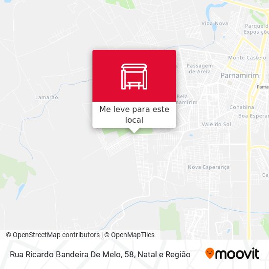 Rua Ricardo Bandeira De Melo, 58 mapa
