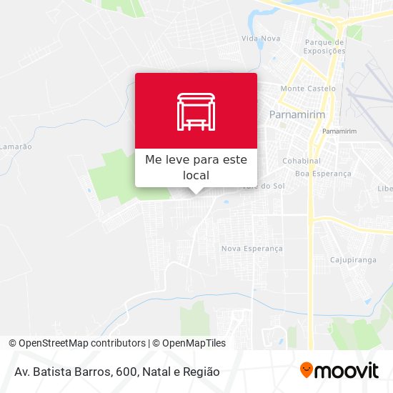 Av. Batista Barros, 600 mapa
