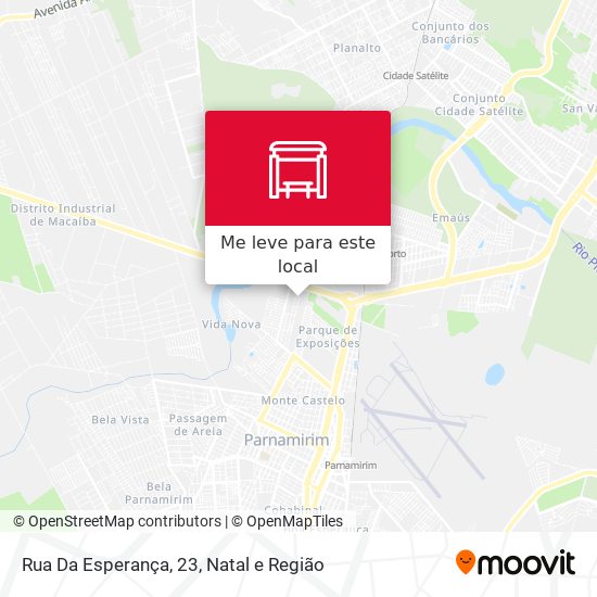 Rua Da Esperança, 23 mapa