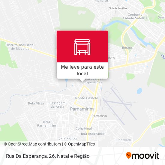 Rua Da Esperança, 26 mapa