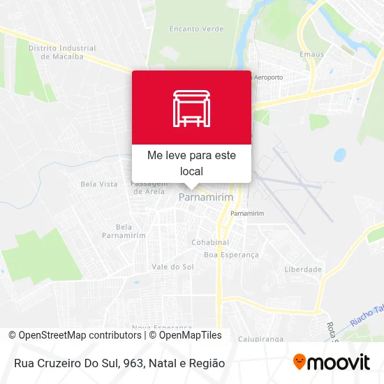 Rua Cruzeiro Do Sul, 963 mapa