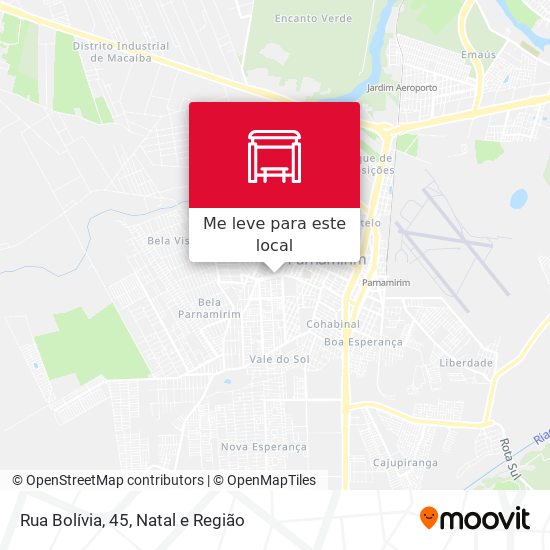 Rua Bolívia, 45 mapa