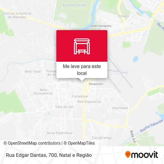 Rua Edgar Dantas, 700 mapa