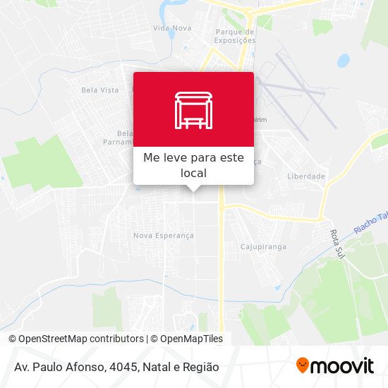 Av. Paulo Afonso, 4045 mapa