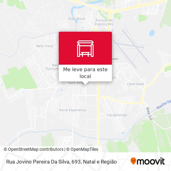 Rua Jovino Pereira Da Silva, 693 mapa