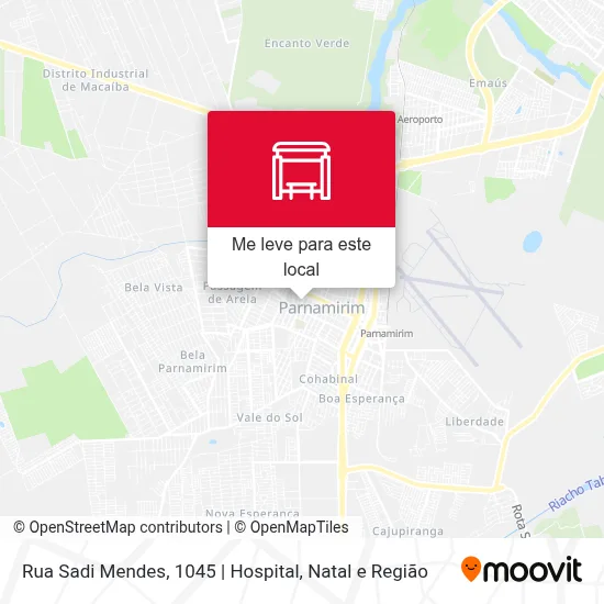 Rua Sadi Mendes, 1045 | Hospital mapa