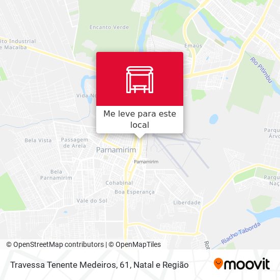 Travessa Tenente Medeiros, 61 mapa