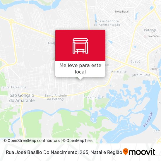 Rua José Basílio Do Nascimento, 265 mapa