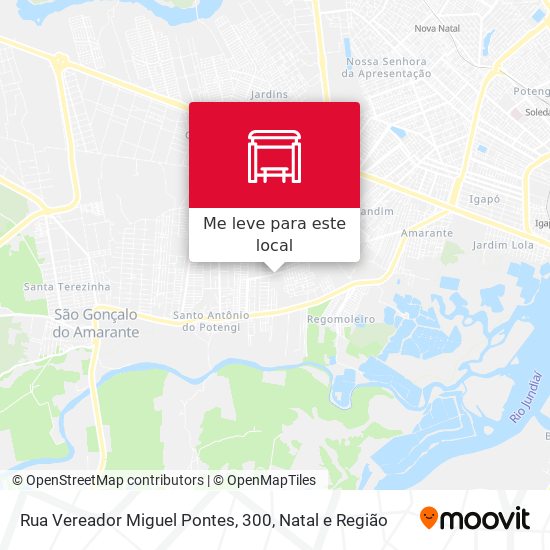 Rua Vereador Miguel Pontes, 300 mapa