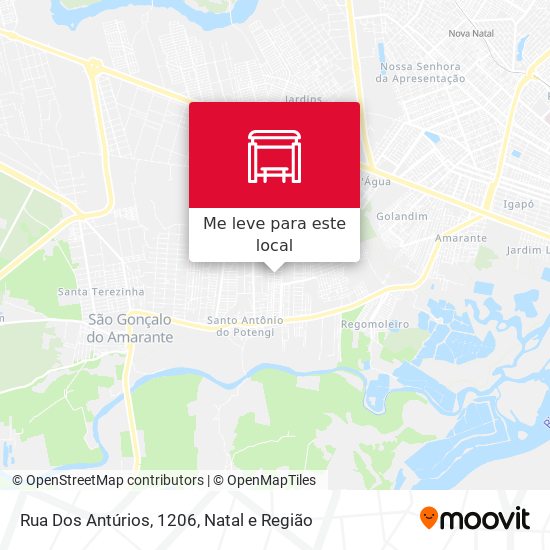 Rua Dos Antúrios, 1206 mapa