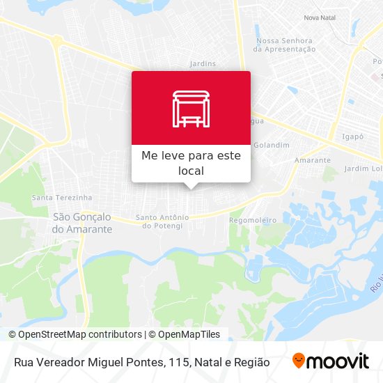 Rua Vereador Miguel Pontes, 115 mapa