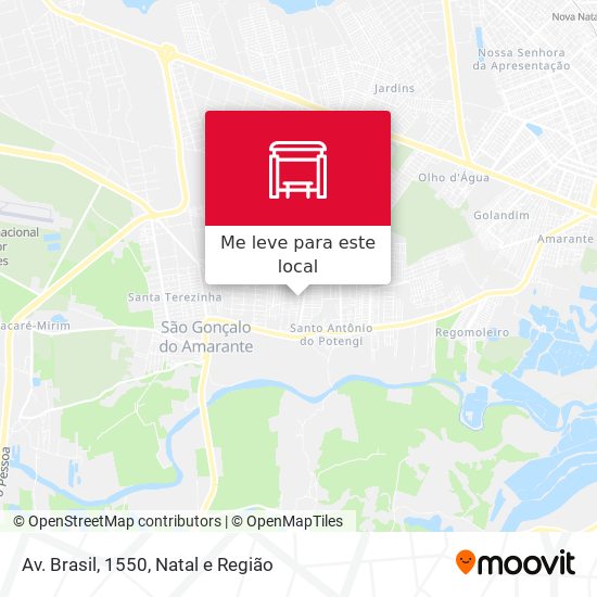 Av. Brasil, 1550 mapa