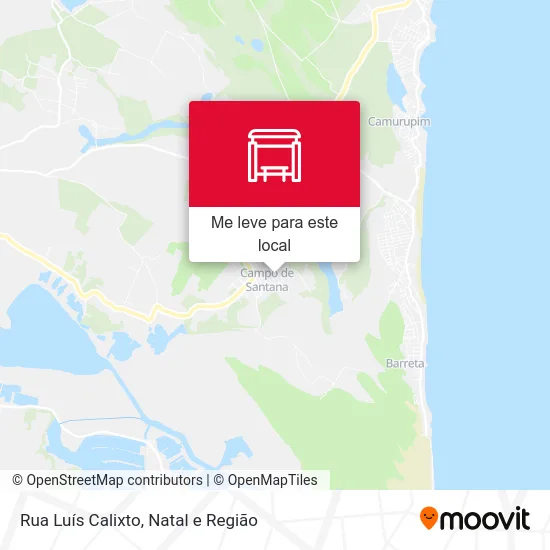 Rua Luís Calixto mapa