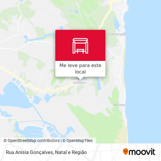 Rua Anísia Gonçalves mapa