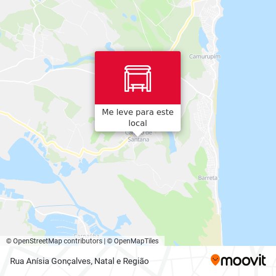 Rua Anísia Gonçalves mapa