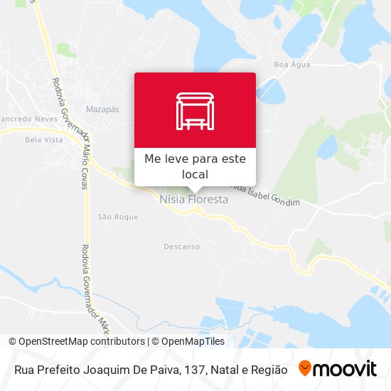 Rua Prefeito Joaquim De Paiva, 137 mapa